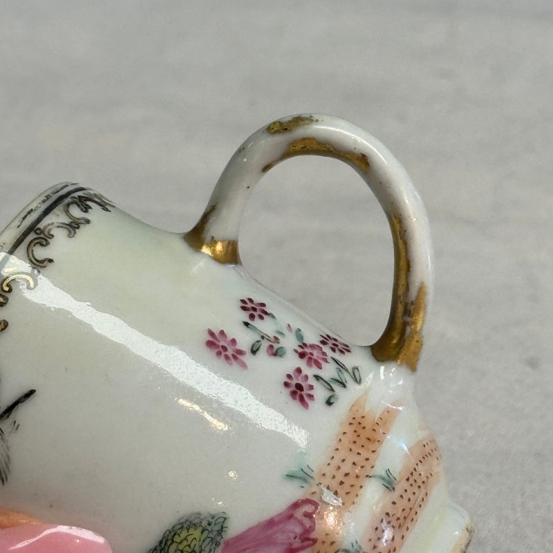 Three fine Chinese famille rose export porcelain cups - 图16