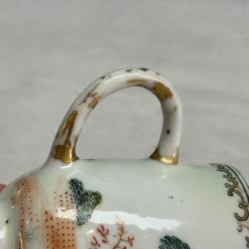 Three fine Chinese famille rose export porcelain cups - 图15