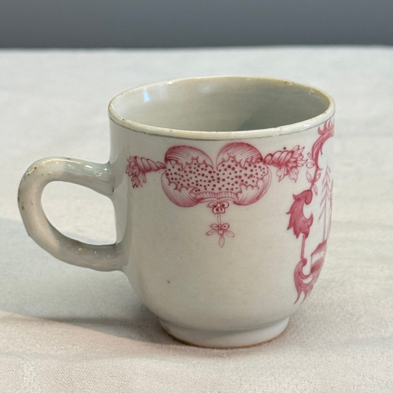 Three fine Chinese famille rose export porcelain cups - 图21