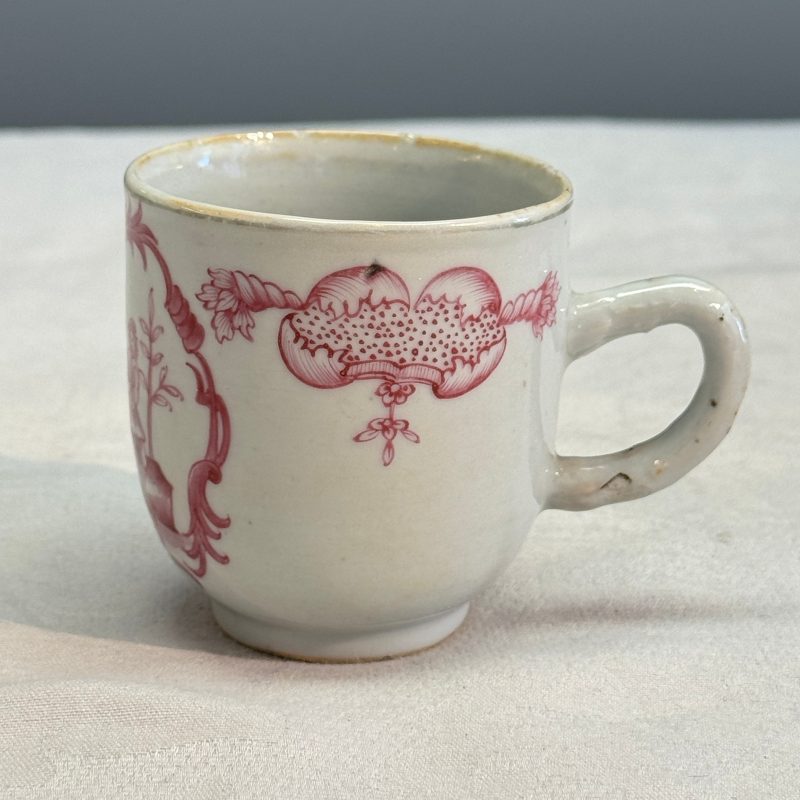 Three fine Chinese famille rose export porcelain cups - 图20
