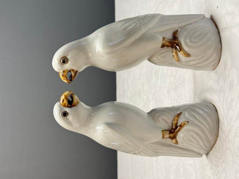 Three pairs of Chinese white-glazed birds - 图34