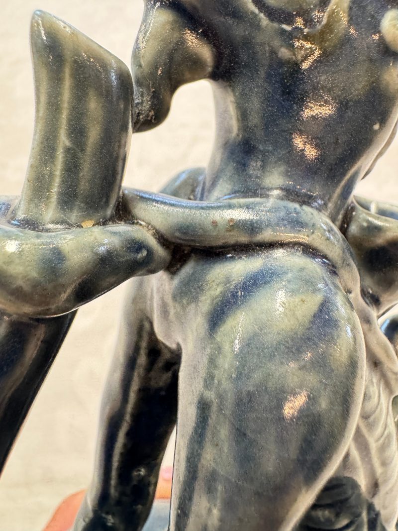 A Vietnamese or Annamese blue-glazed 'Qilin' ewer - 图17