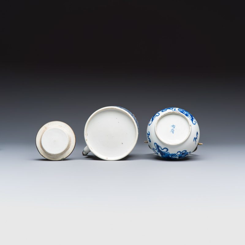 Nine Chinese blue and white wares for the Southeast Asian market, including Bleu de Hue - 图15