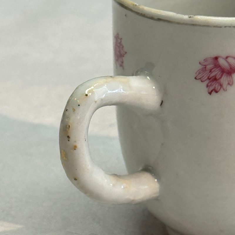 Three fine Chinese famille rose export porcelain cups - 图22
