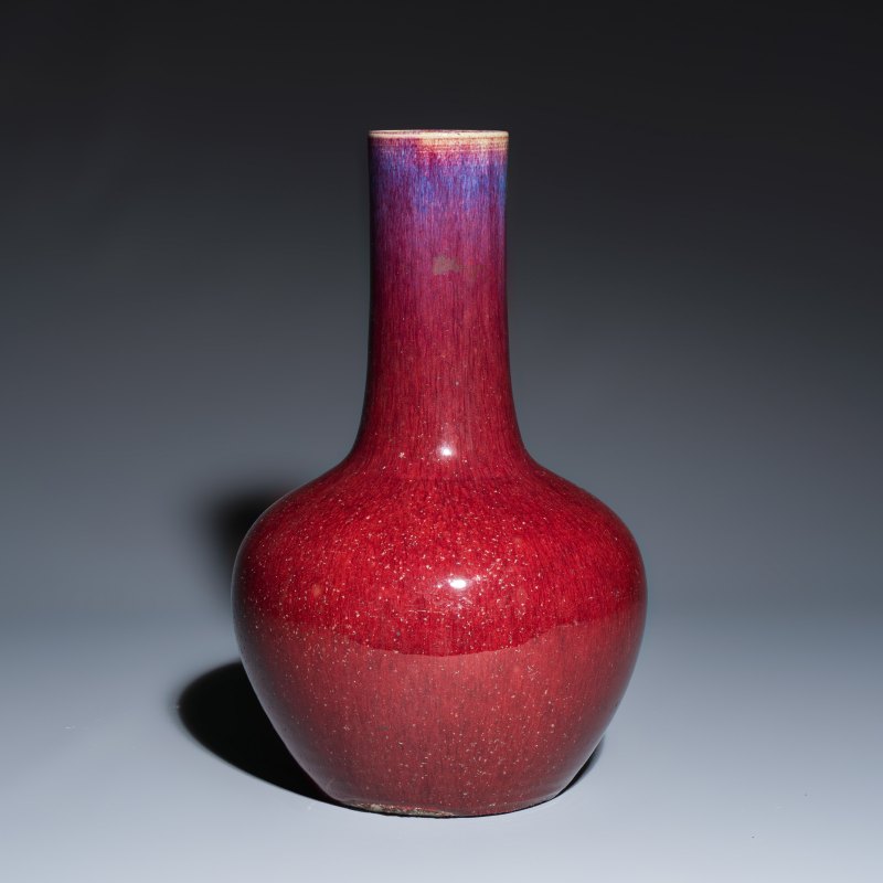A Chinese flambé-glazed bottle vase - 图4