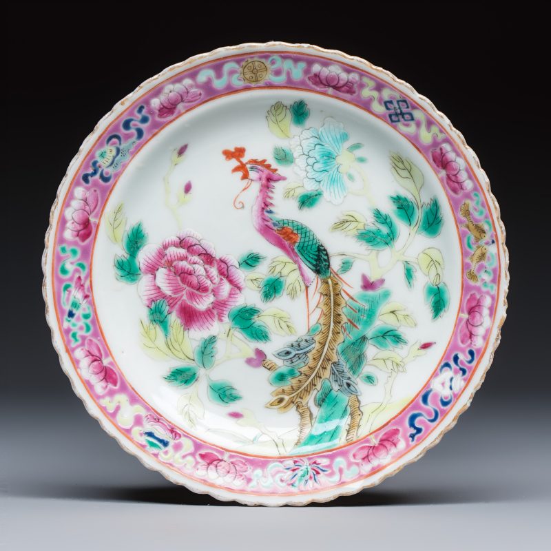 16 Chinese famille rose wares for the Straits or Peranakan market - 图10