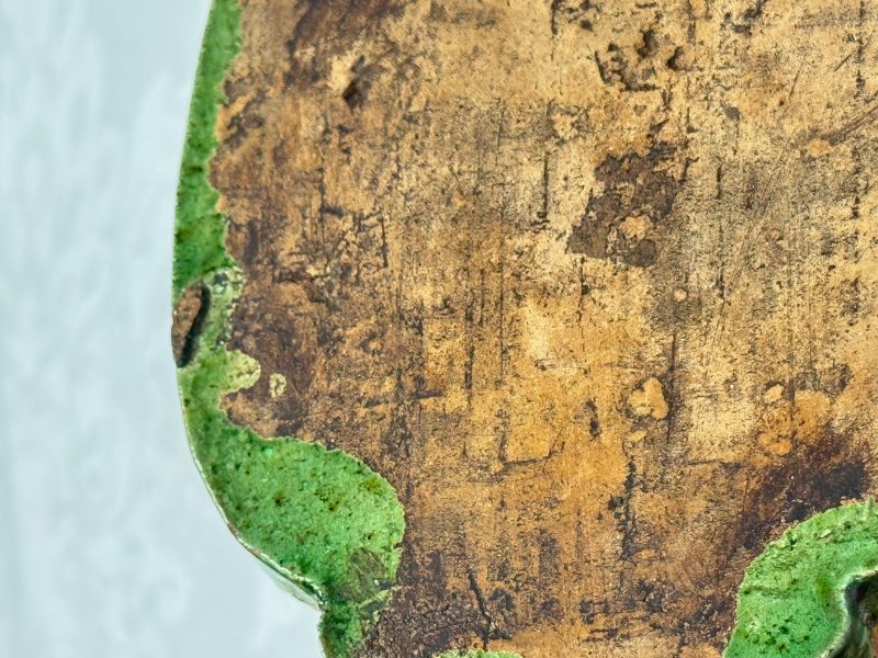 A pair of Chinese sancai-glazed stoneware quadrilobed trays with fruiting branches - 图8