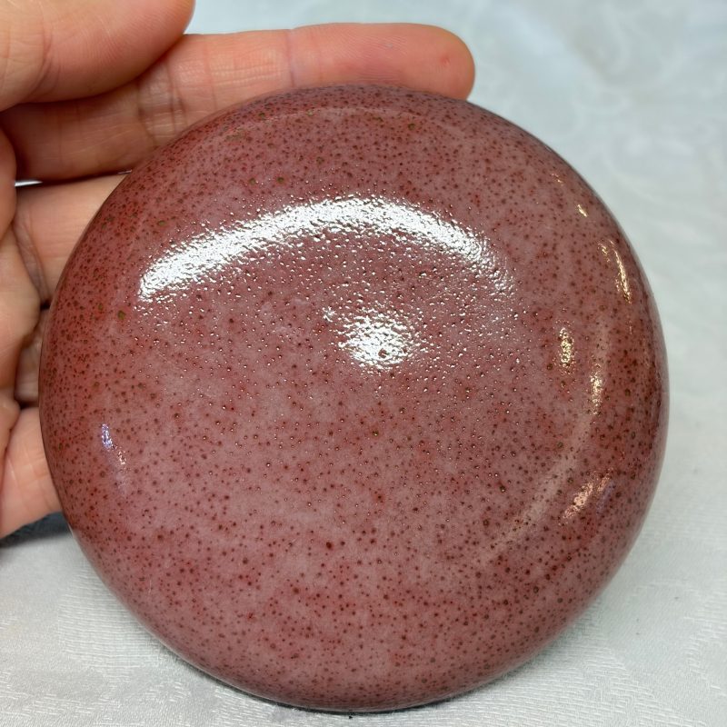 A Chinese peachbloom-glazed seal paste box - 图7