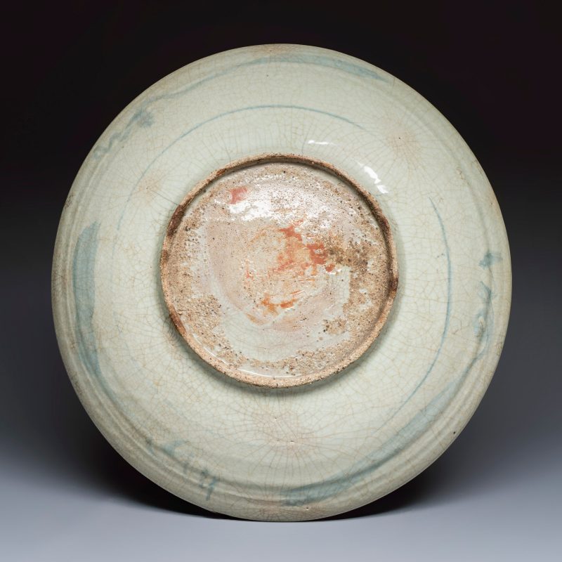 A Chinese blue and white Swatow 'Pheasant' dish - 图2