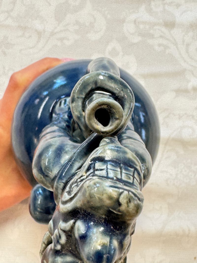 A Vietnamese or Annamese blue-glazed 'Qilin' ewer - 图22