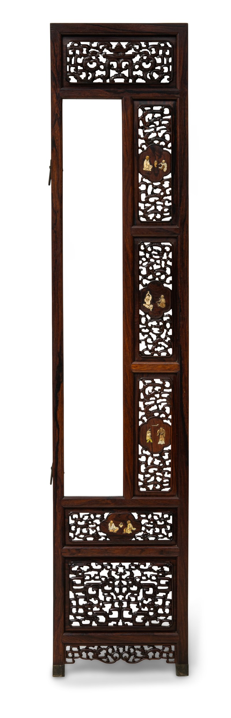 A fine huanghuali ten-panel screen - 图3