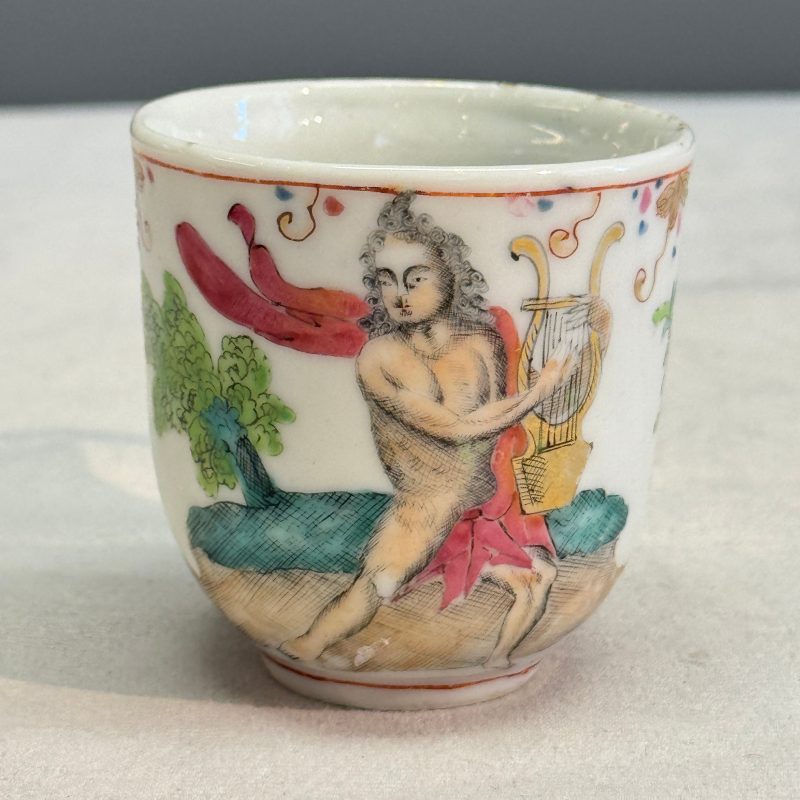 Three fine Chinese famille rose export porcelain cups - 图27
