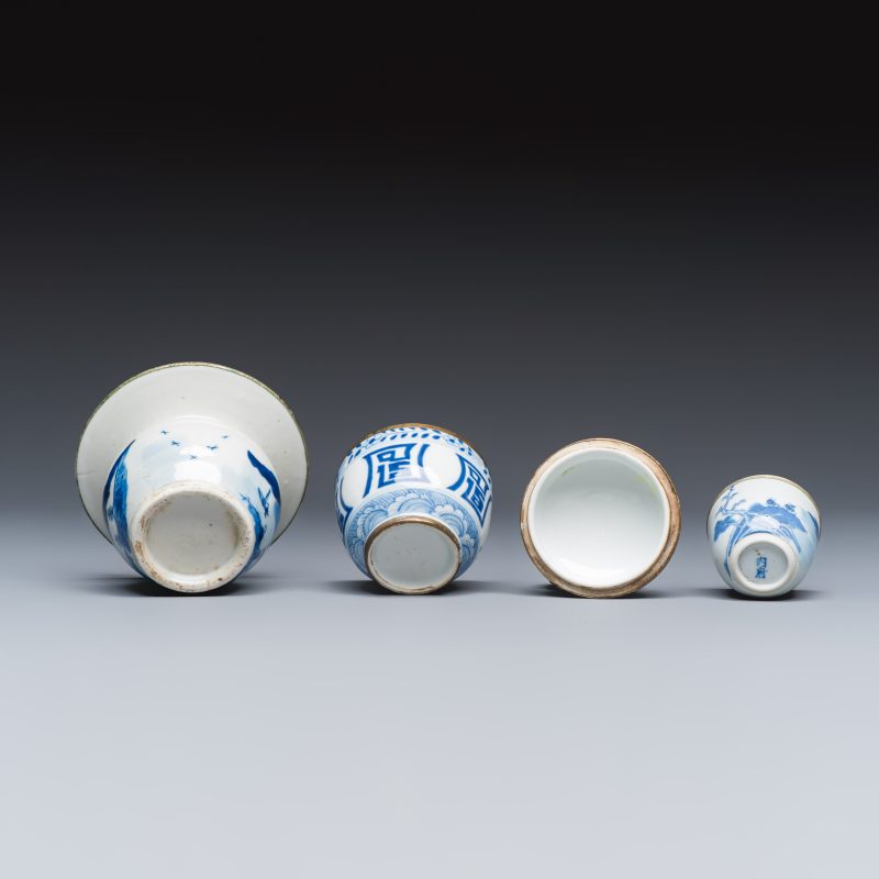 Nine Chinese blue and white wares for the Southeast Asian market, including Bleu de Hue - 图21