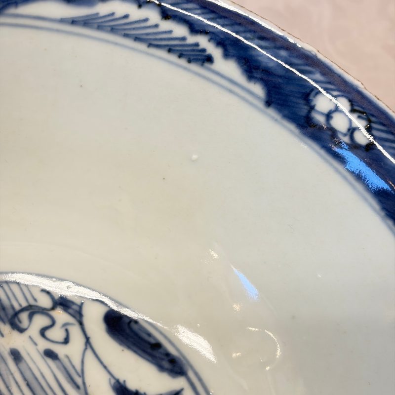 A Chinese blue and white 'Shoulao and Eight Immortals' bowl - 图18