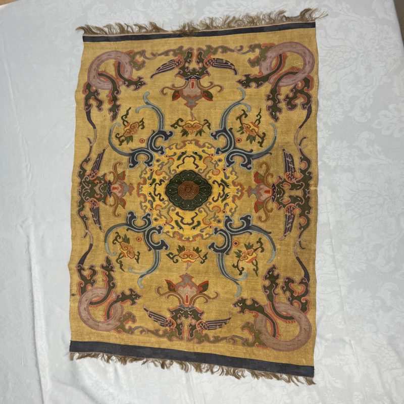 A Chinese kesi panel with floral design - 图4