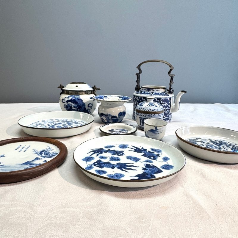 Nine Chinese blue and white wares for the Southeast Asian market, including Bleu de Hue - 图22