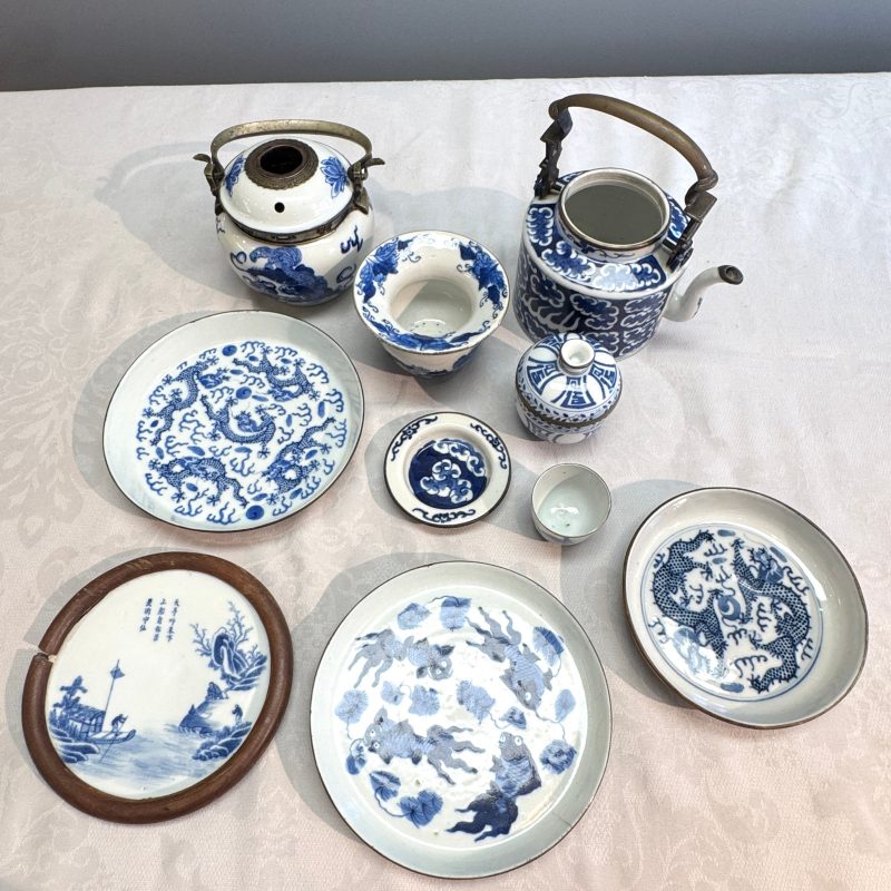 Nine Chinese blue and white wares for the Southeast Asian market, including Bleu de Hue - 图23
