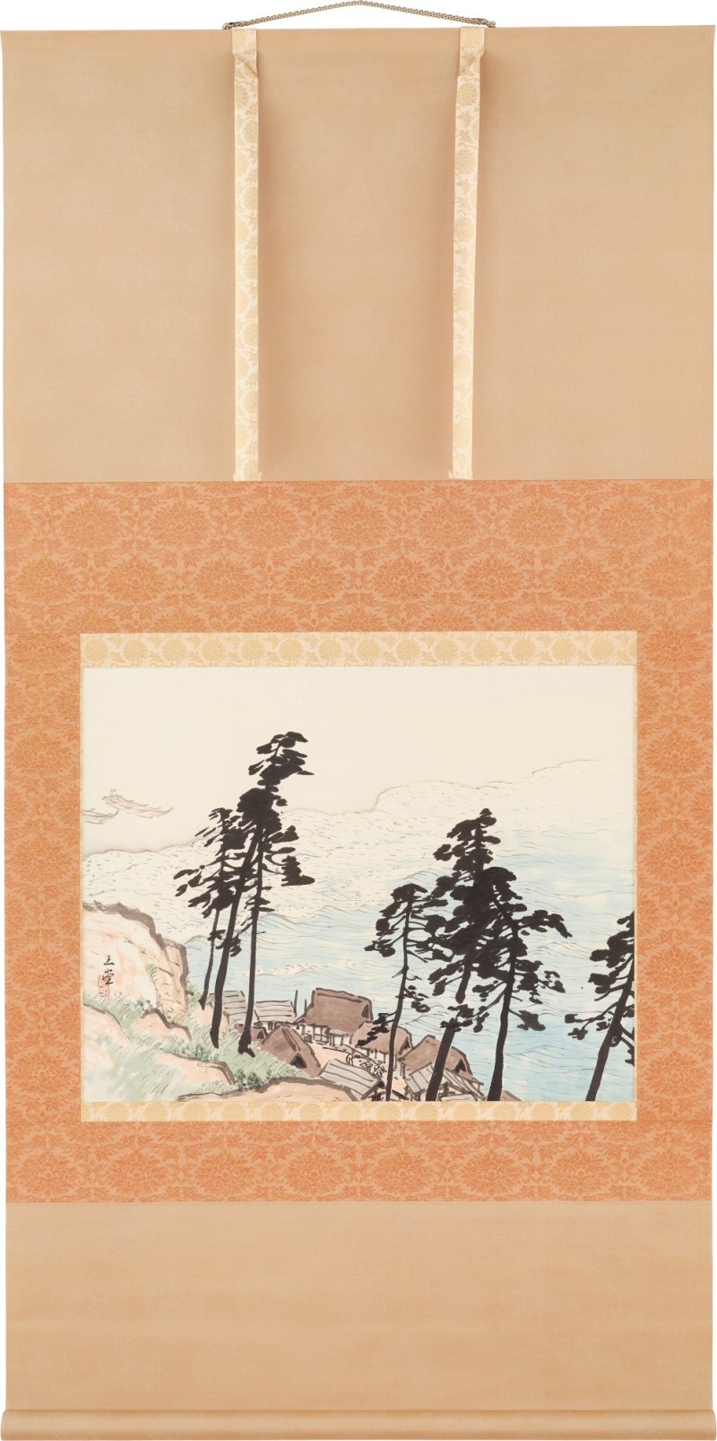 Kawai Gyokudo (1873-1957), Wind Through the Pines, Voice of the Tide (Shorai chosei), Showa period, mid-20th century | 川合玉堂　松籟潮聲　昭和時代　20世紀半ば - 图2