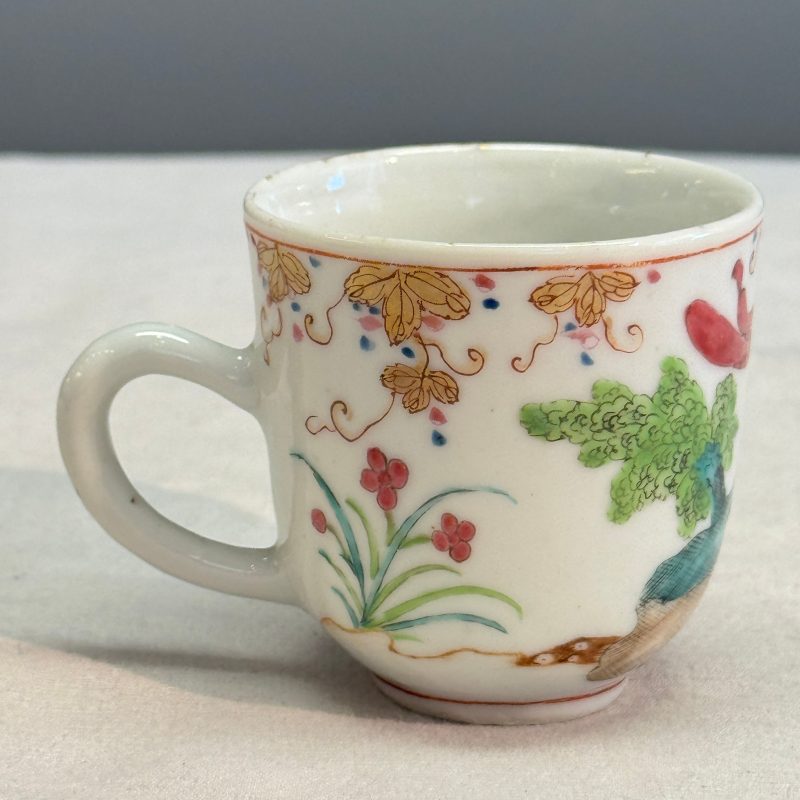 Three fine Chinese famille rose export porcelain cups - 图30