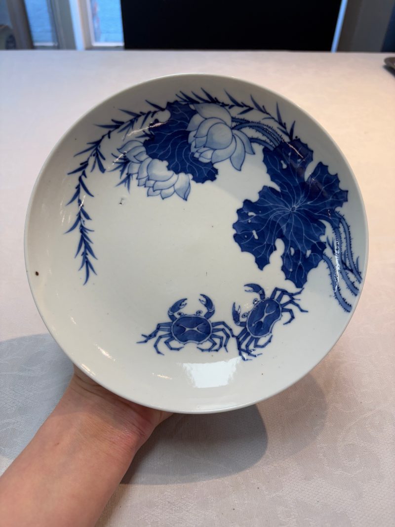A Chinese blue and white 'Bleu de Hue' plate for the Vietnamese market - 图3