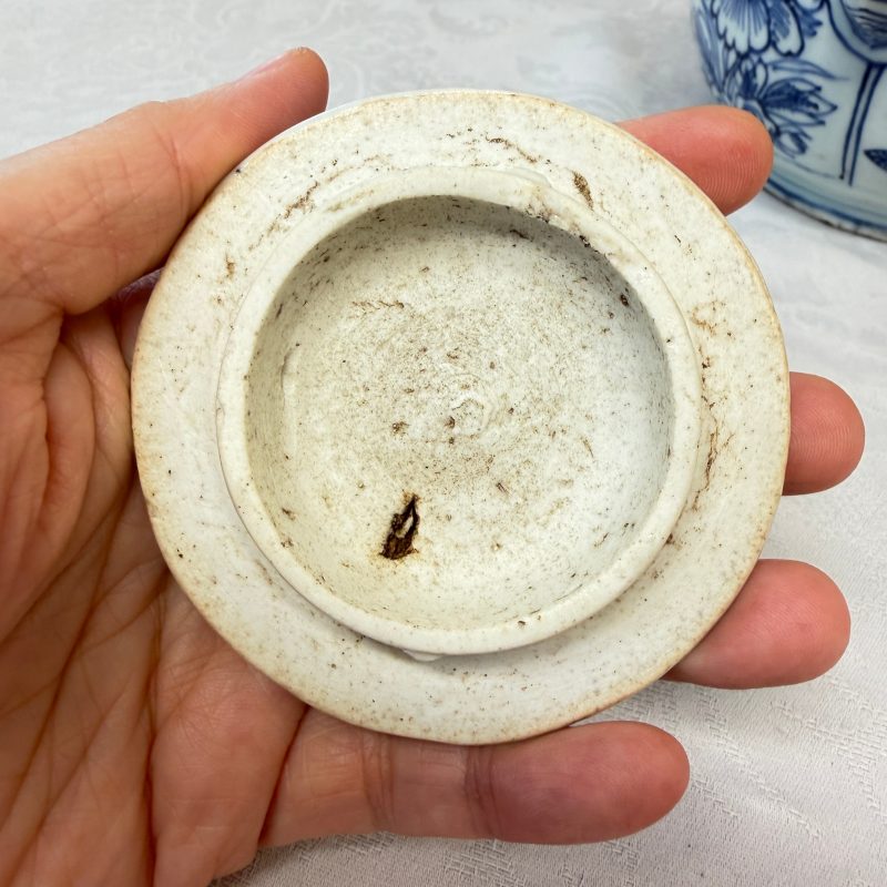 A Chinese blue and white 'Buddhist Lion' wine pot and cover - 图33