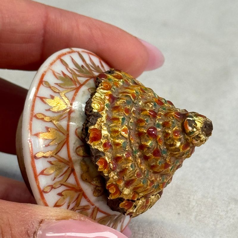 A group of nine Chinese Bencharong wares for the Thai market - 图94