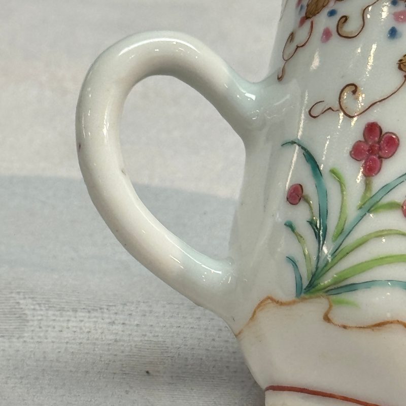 Three fine Chinese famille rose export porcelain cups - 图34