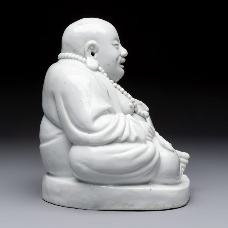 A Chinese Dehua blanc de Chine Milefo Buddha - 图5