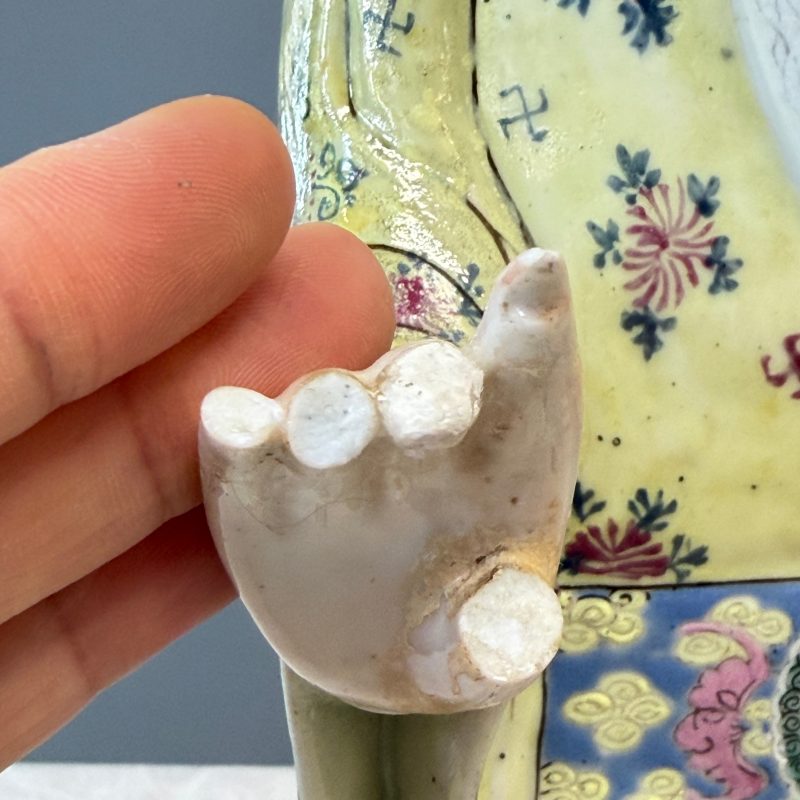 A Chinese famille rose figure of Shoulao - 图13