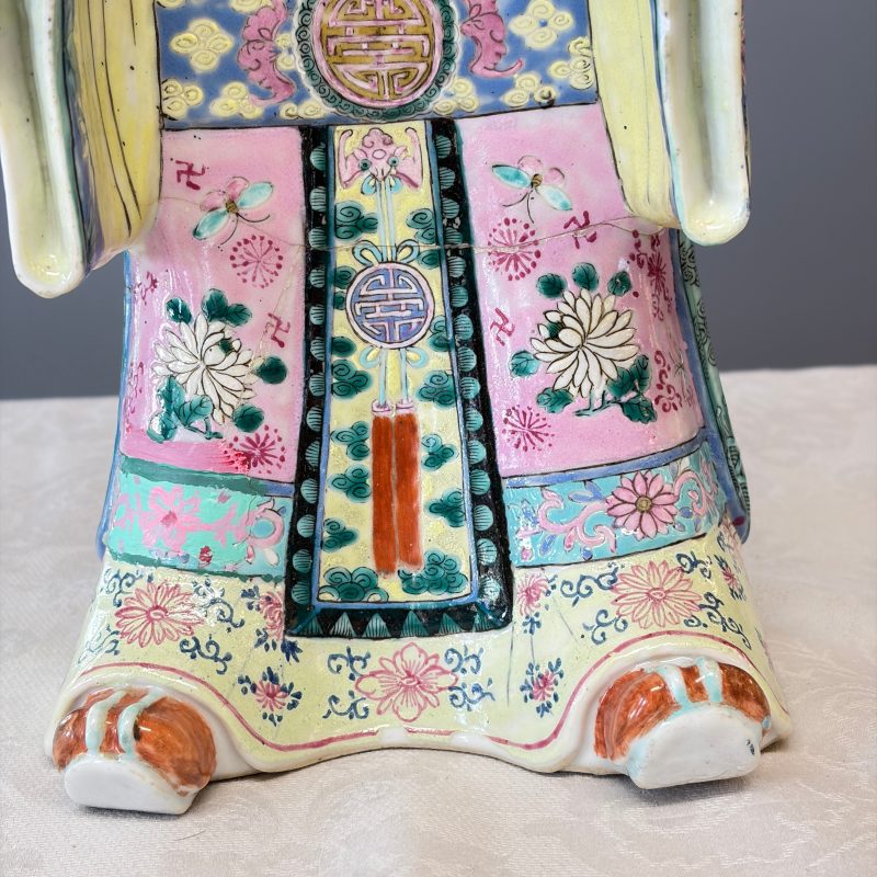 A Chinese famille rose figure of Shoulao - 图12