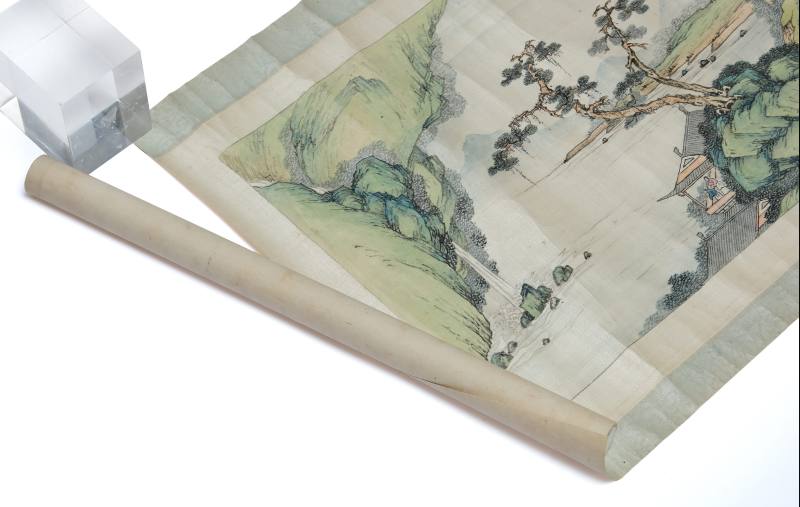 A long handscroll composed of fifteen various paintings - 图40