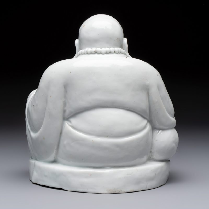 A Chinese Dehua blanc de Chine Milefo Buddha - 图4