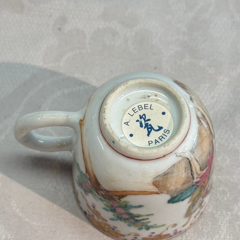 Three fine Chinese famille rose export porcelain cups - 图35