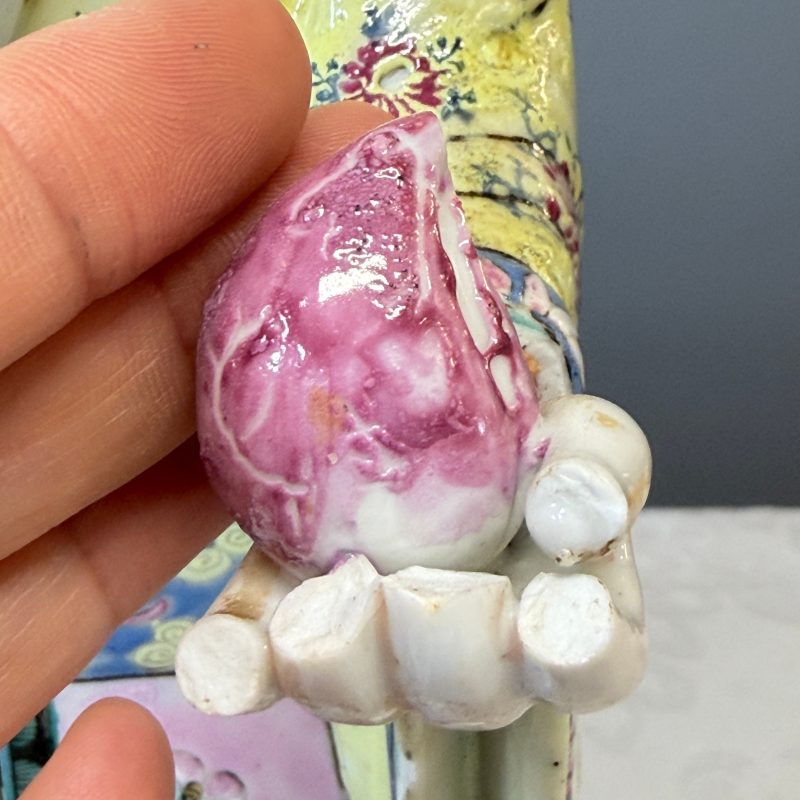 A Chinese famille rose figure of Shoulao - 图14