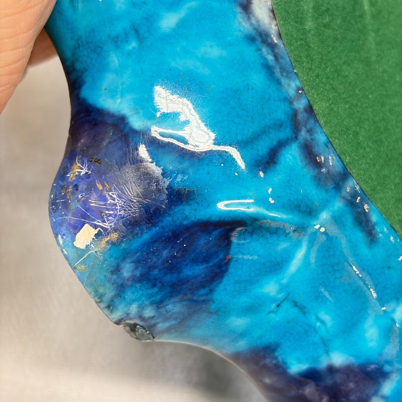 A Chinese turquoise-glazed purple-splashed 'Lotus Leaf' dish - 图13