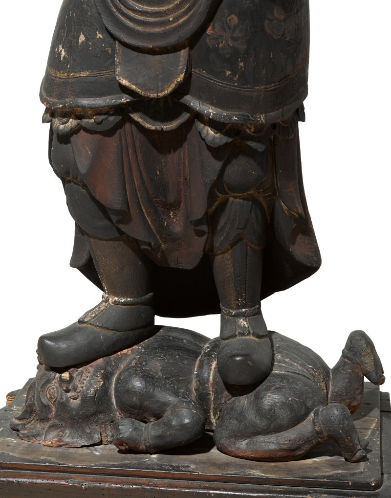 Two wood sculptures of Jikokuten and Zochoten, Heian period, 10th – 11th century | 木造二天王立像（ 持国天・ 増長天）平安時代中期　10～11世紀 - 图10