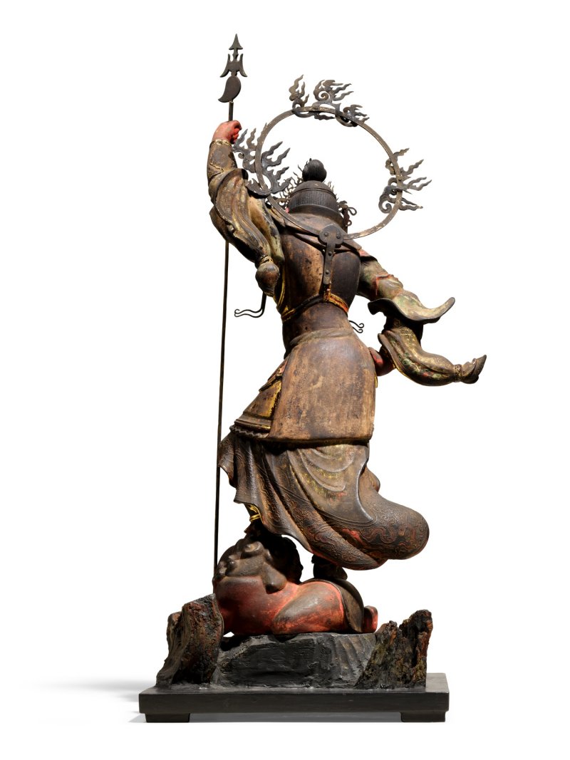 Four carved wood figures modelled as the The Four Heavenly Kings (Shitenno), Kamakura period, 13th century | 木造四天王立像　鎌倉時代前期　13世紀 - 图4