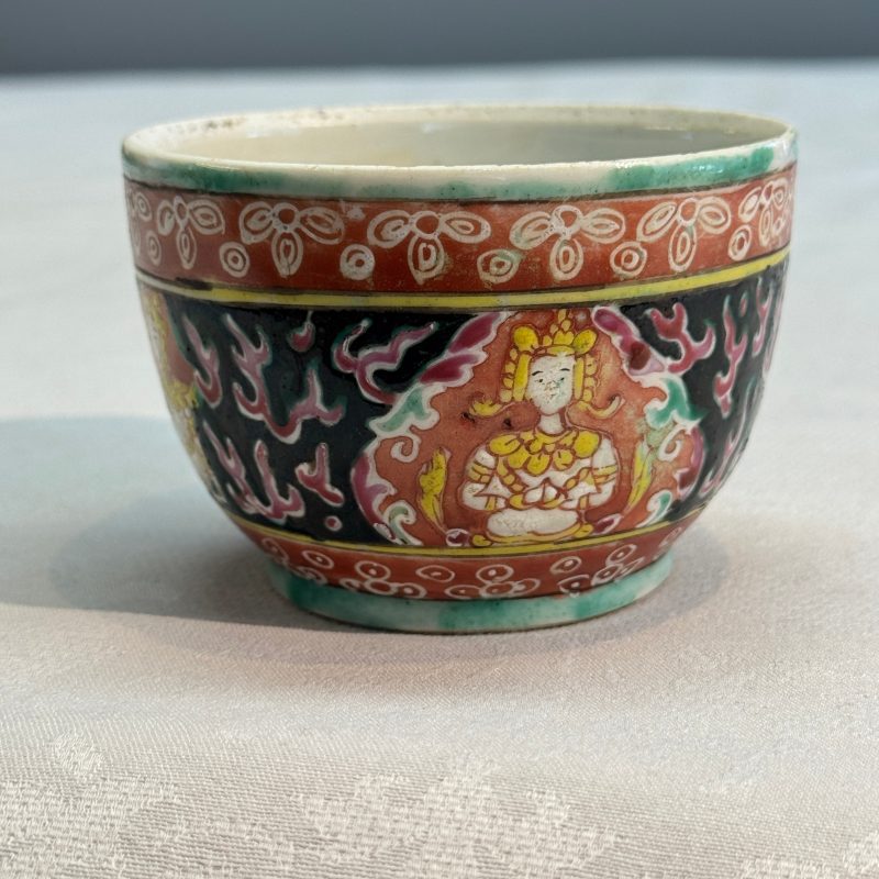 A group of nine Chinese Bencharong wares for the Thai market - 图97