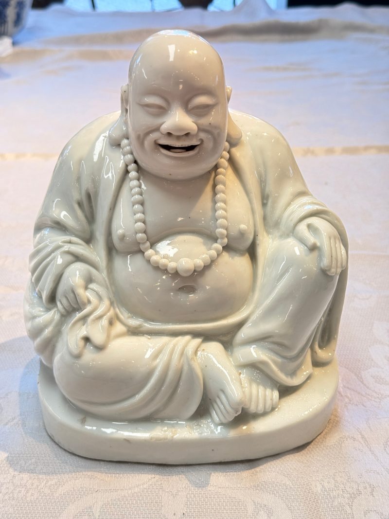 A Chinese Dehua blanc de Chine Milefo Buddha - 图8