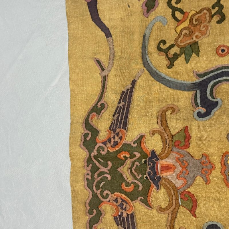 A Chinese kesi panel with floral design - 图12