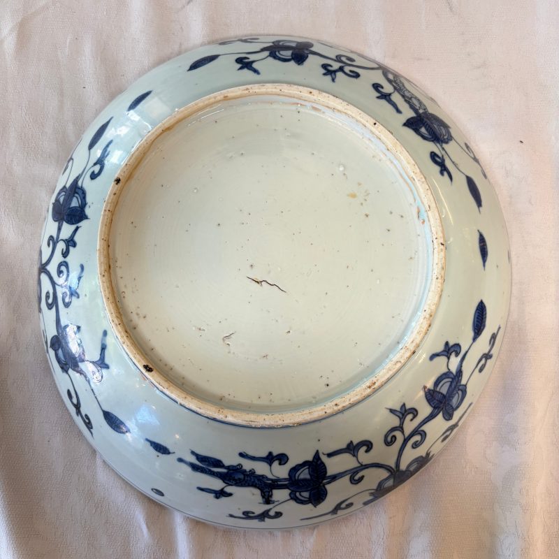 A Chinese blue and white 'Mountainous Landscape' dish - 图11