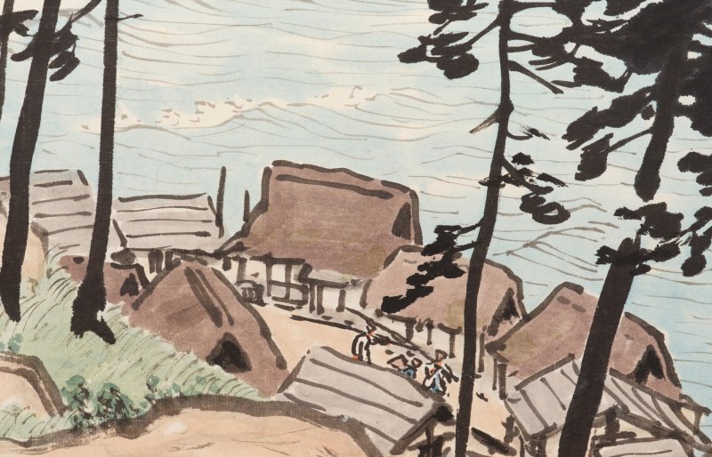 Kawai Gyokudo (1873-1957), Wind Through the Pines, Voice of the Tide (Shorai chosei), Showa period, mid-20th century | 川合玉堂　松籟潮聲　昭和時代　20世紀半ば - 图3