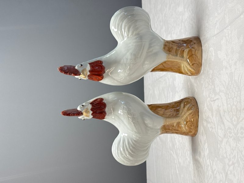 Three pairs of Chinese white-glazed birds - 图50