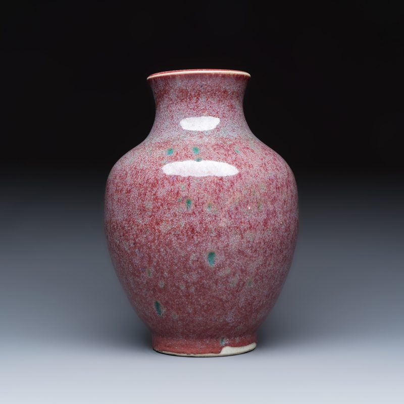 A Chinese flambé-glazed vase - 图3