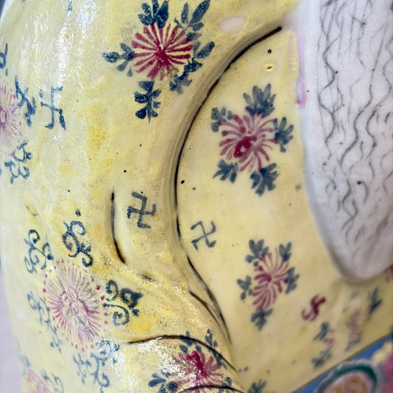 A Chinese famille rose figure of Shoulao - 图17
