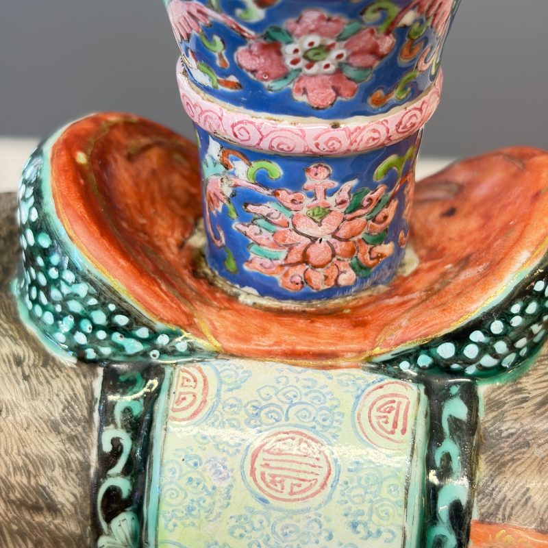 A pair of Chinese famille rose models of elephants - 图32
