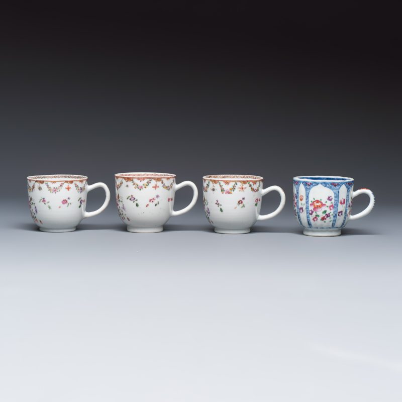 11 Chinese famille rose wares, one with gilt-bronze mounts - 图2