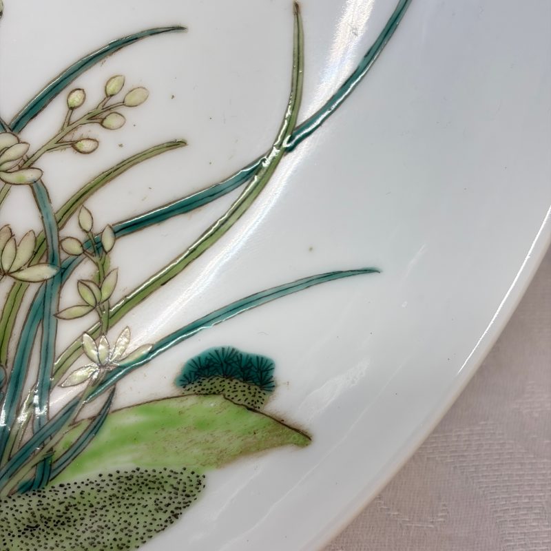 A fine Chinese famille rose 'Pair of Birds among Flowering Branches' plate - 图7