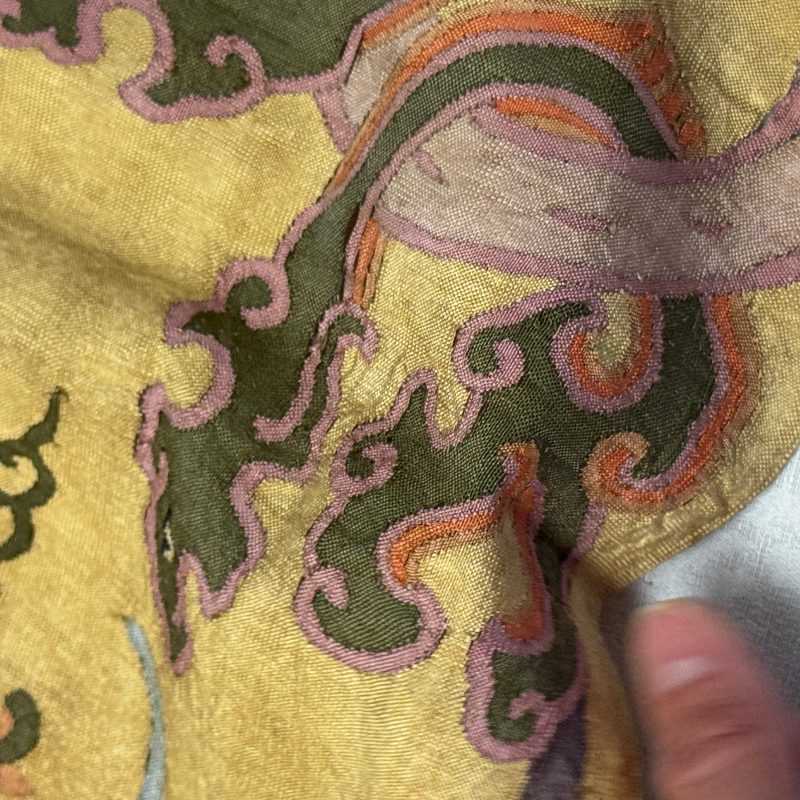 A Chinese kesi panel with floral design - 图16
