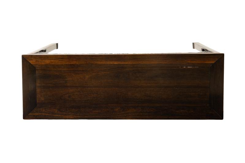 A pair of carved zitan waisted corner-leg tables - 图4